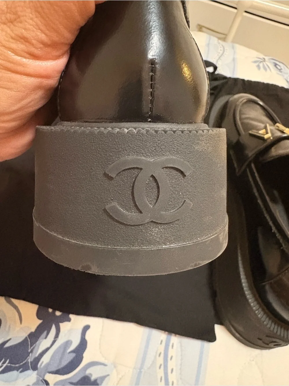 CHANEL sleek black